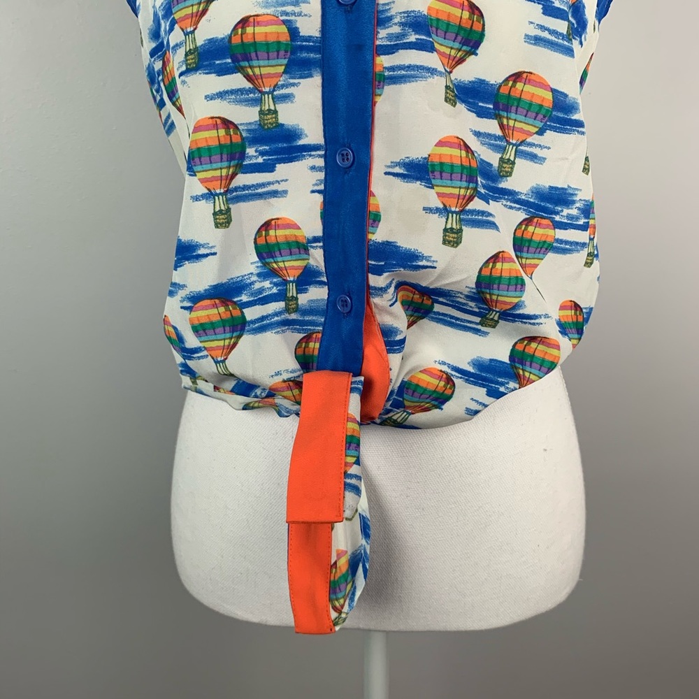 4/$25 Mustard Seed Hot Air Balloon Sleeveless Top - Picture 3 of 8